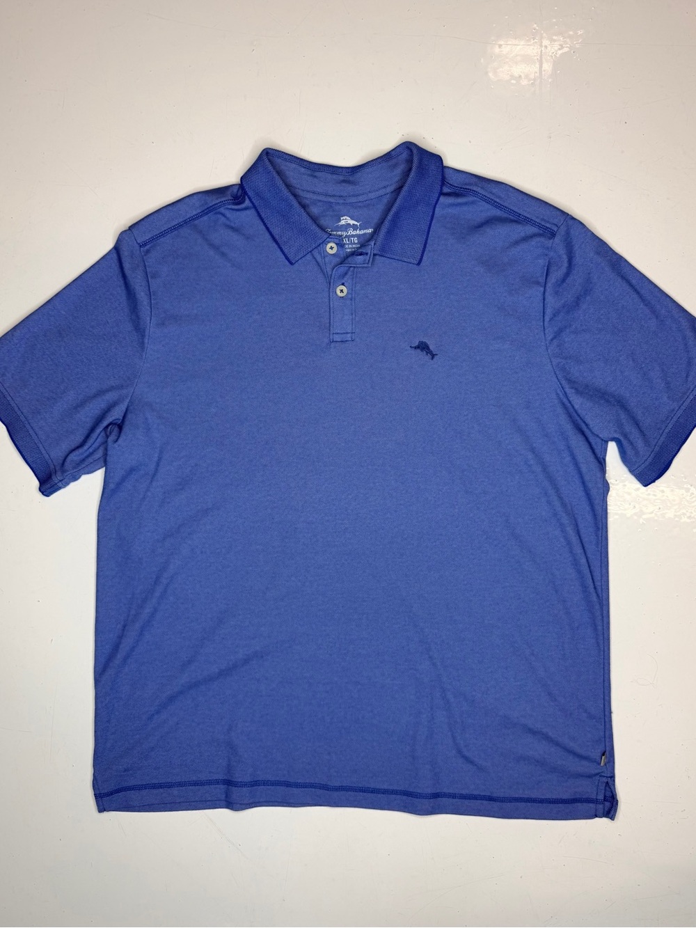 Tommy Bahama IslandZone Polo Shirt Mens XL Blue Supima Cotton Short Sleeve - Picture 3 of 8